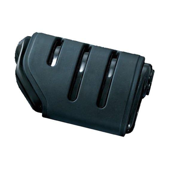 Trident dually ISO foot pegs. Black. no adapter