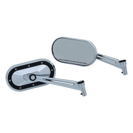 Heavy industry mirrors chrome/black
