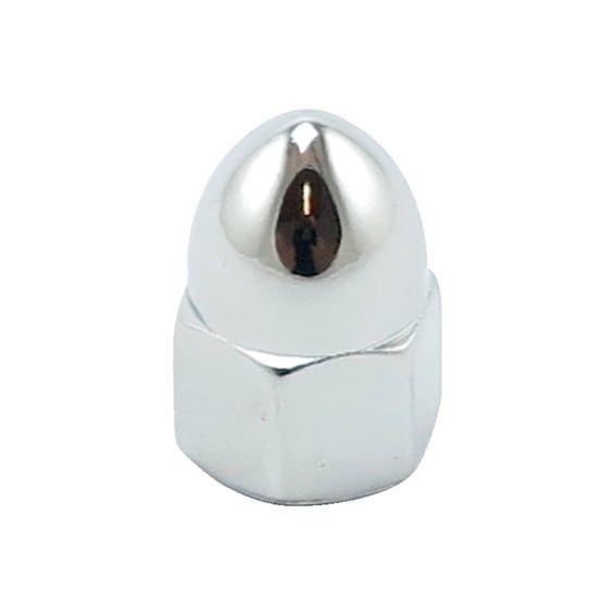 M10 x 1.25 acorn nuts chrome. High Crown