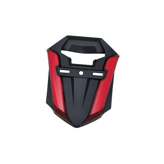 Omni LED rear fender cover. Satin black