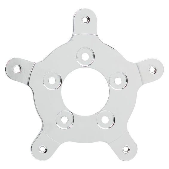Touring brake rotor adapter. OEM wheels. Chrome