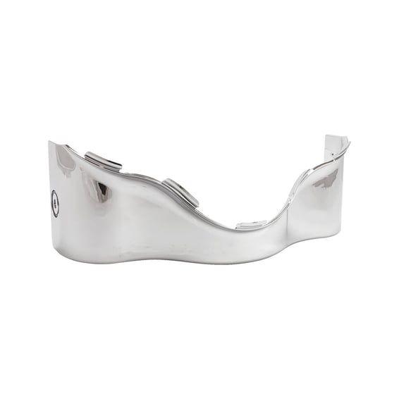 Lower outer batwing fairing trim skirt. Chrome