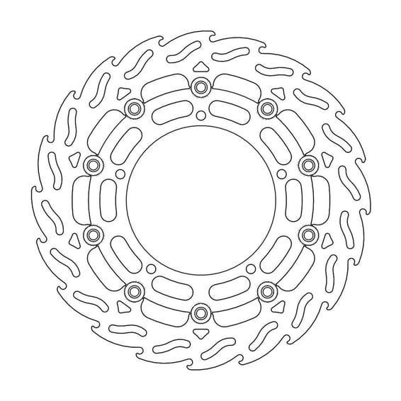 Flame series floating brake rotor