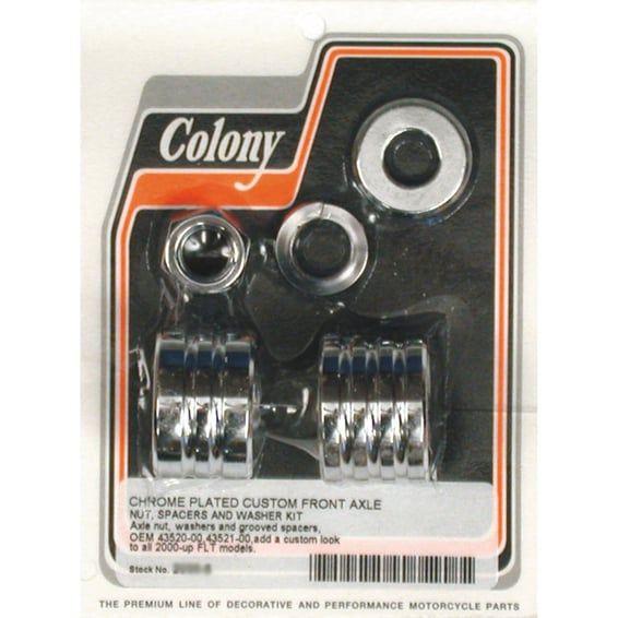 axle spacer kit front, grooved