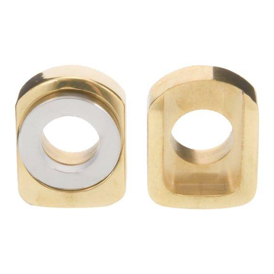 Vintage hot forged chain adjuster kit. Brass