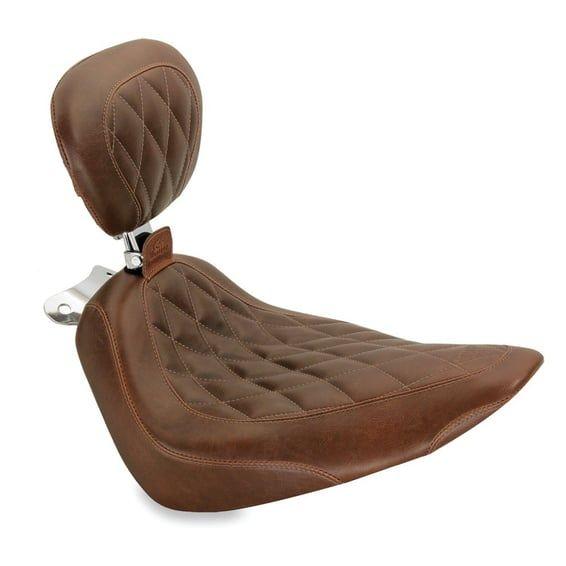 Wide Tripper solo seat. With rider backrest
