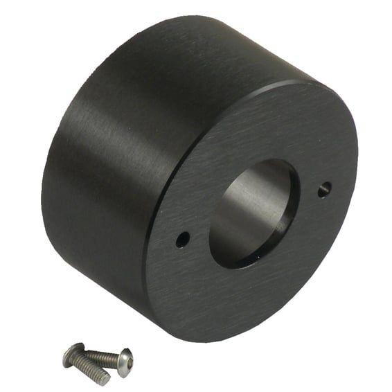 . Tiny mount cup for bracket strip. Black