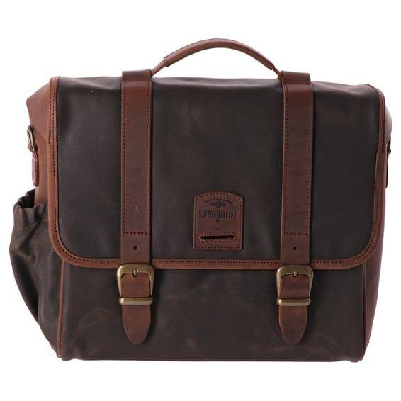 click-on Classic saddlebag waxed cotton. Khaki