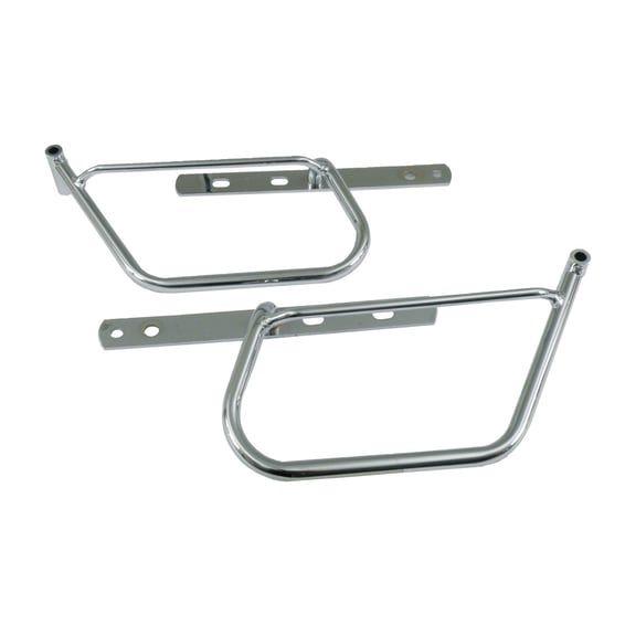 saddlebag holder. Chrome