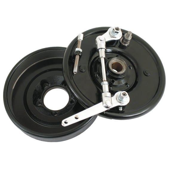 Front drum brake kit, double cam. Black