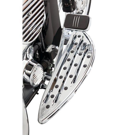 83-17 Deep Cut rider floorboards. Chrome