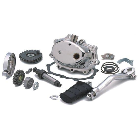 Kickstart kit, 4-speed. Chrome
