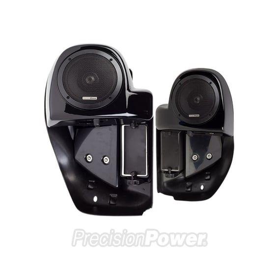 Vented fairing lowers with speakers