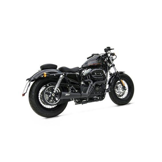 Sport 2-1 exhaust XL Sportster. Black