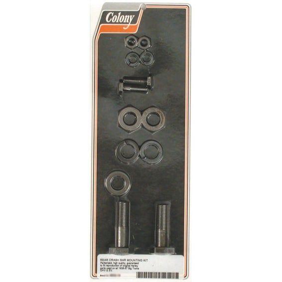 engine guard mount kit. Black