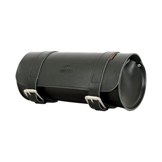 genuine leather tool roll 6.5L. Smooth black