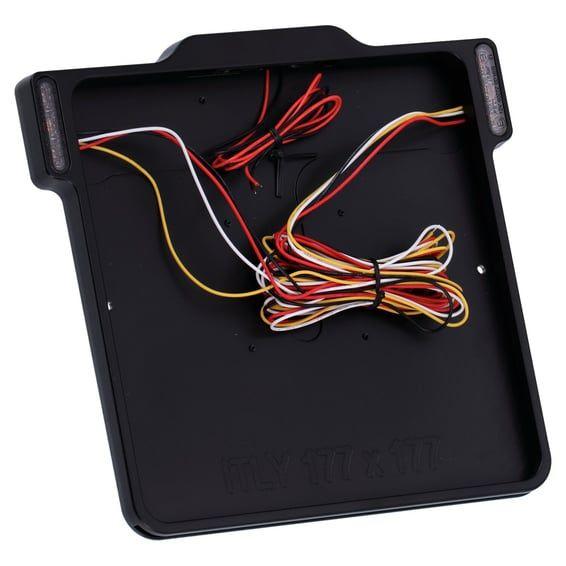 DMP, 3-1 license plate frame. 3.0 Italy. Matte Black