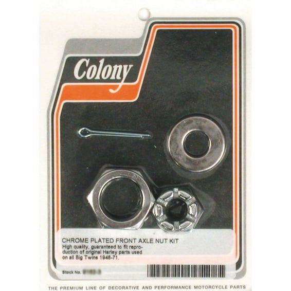 axle nut kit. Front