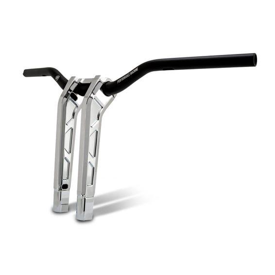 PM, 1-1/4" Phatbar & 14.5" riser kit. Chrome