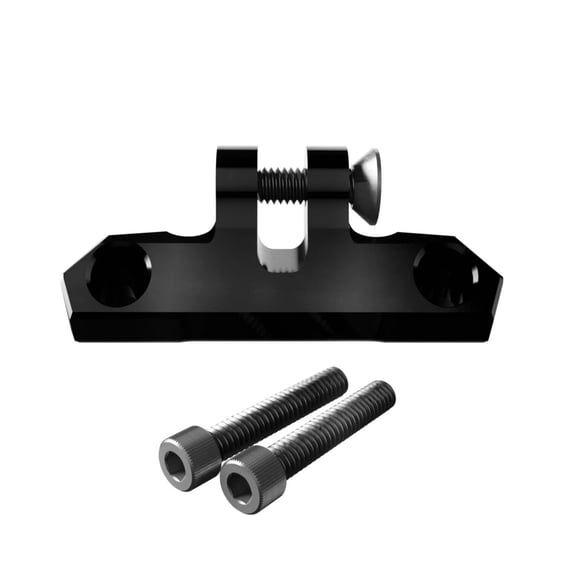 isolated riser new style top gauge mount. Black