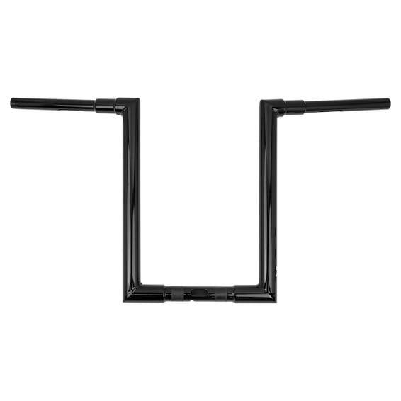 1-1/2" Jason bar, 16" rise. Black