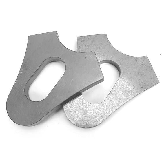 rigid axle plates. Raw steel, 3/4"