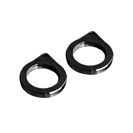 speedometer housing brackets. 1-1/4" Black