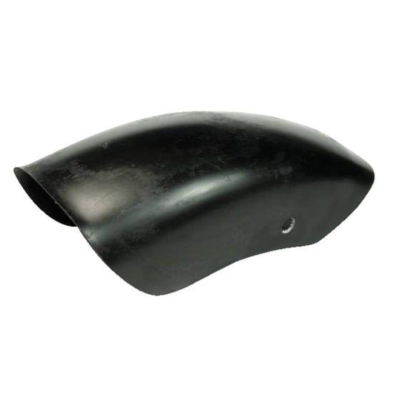 'Bobbed' rear fiberglass fender kit. Black