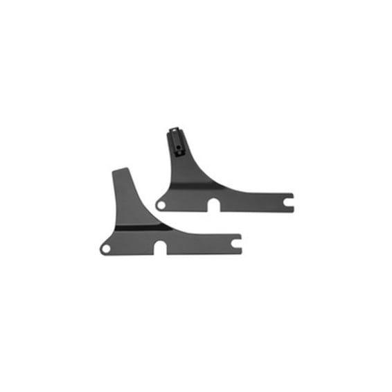 rigid sissy bar side plates. Black