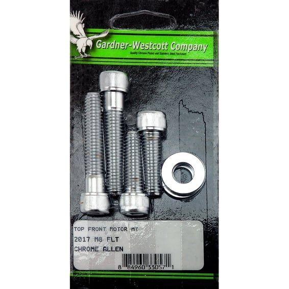 GW, top front motor mount kit. Chrome