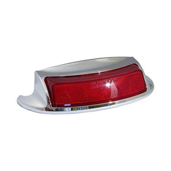 Fender tip with light, rear