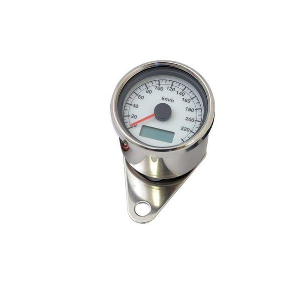 Stoker, electronic speedometer. 60mm. White face