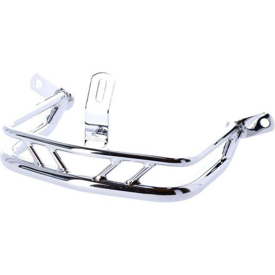 Touring fender rail, rear. Chrome