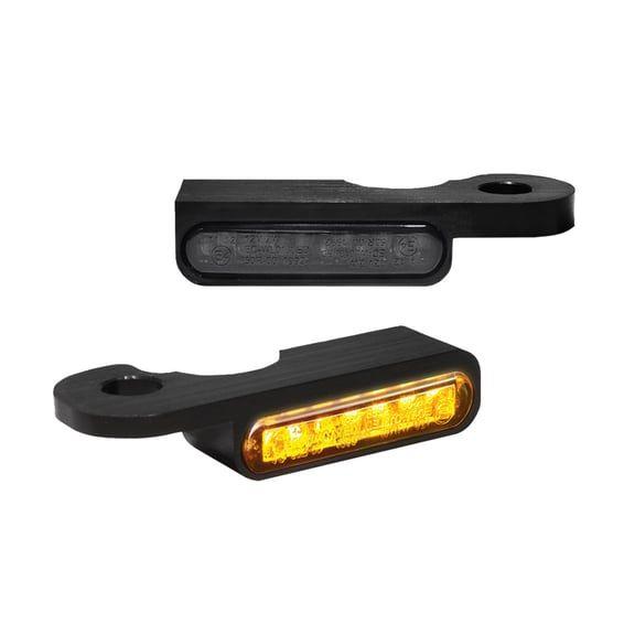 Stripes turn signals. Black