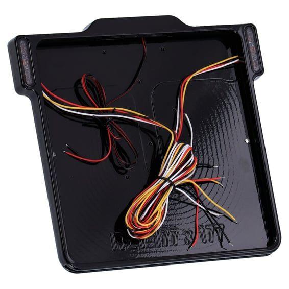 DMP, 3-1 license plate frame. 3.0 Italy. Gloss Black
