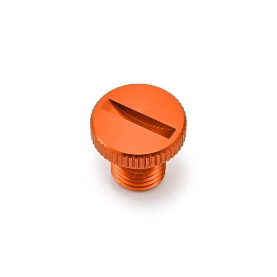 mirror hole plug. Orange. LHT