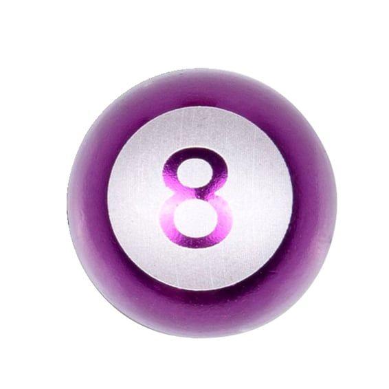 Trik Topz, Eight Ball license plate mounts. Purple