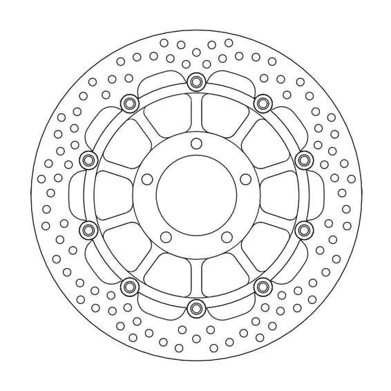 Halo series floating brake rotor