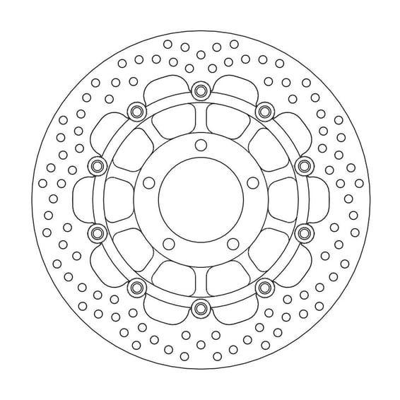 Halo series floating brake rotor