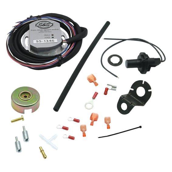Super Stock single fire ignition kit. S&S 124" Evo