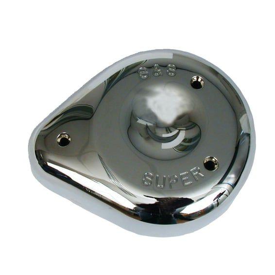 Super E/G air cleaner cover. Chrome