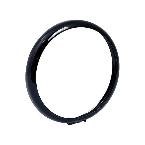 Late style spotlamp trim ring. 4.5". Gloss black