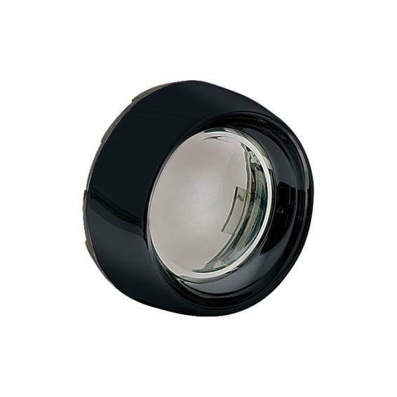 Turn signal recessed trim rings & lens kit. Black