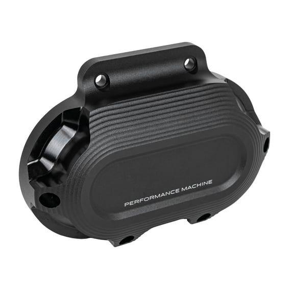 PM, Race series 6 speed transmission cover, cable. Black Ops