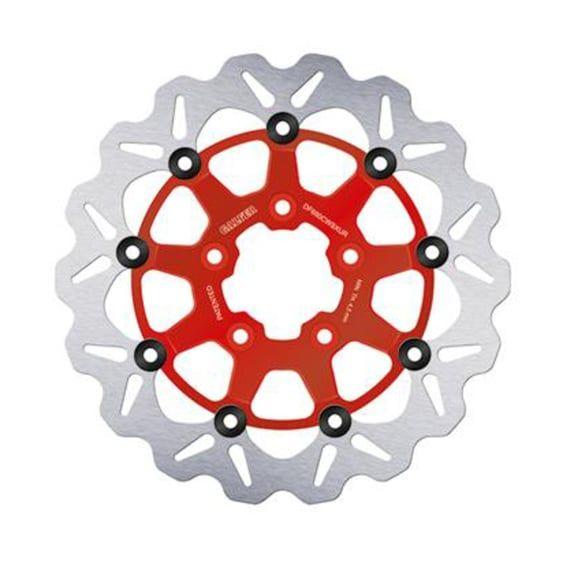 brake rotor. Wave. Floating. Red. 330x5mm