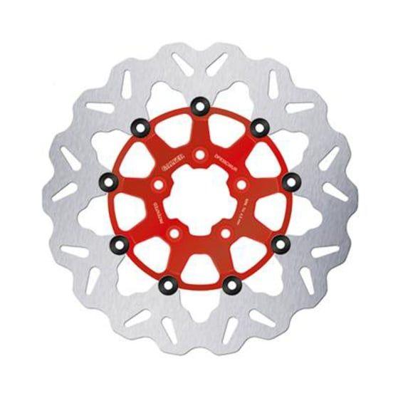 brake rotor. Wave. Floating. Red. 300x5mm
