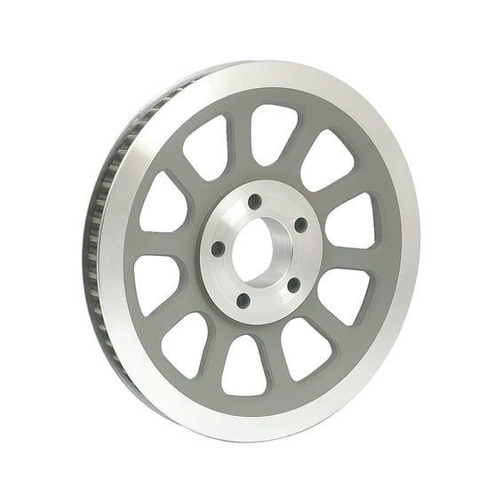 Reproduction OEM style wheel pulley 66t, 20mm belt. Silver