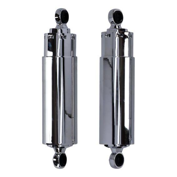 Shock absorbers 11", full cover. Chrome