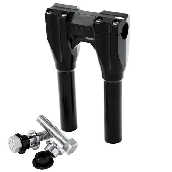 Straight Riser set. 8" (200mm) rise. Black
