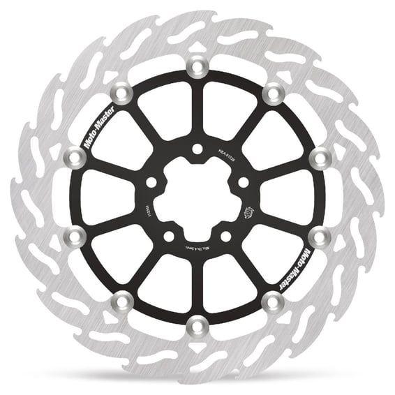 'Flame' floating brake rotor. Front left